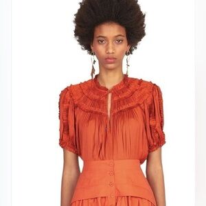 ULLA JOHNSON
AIMEE TOP - CLAY